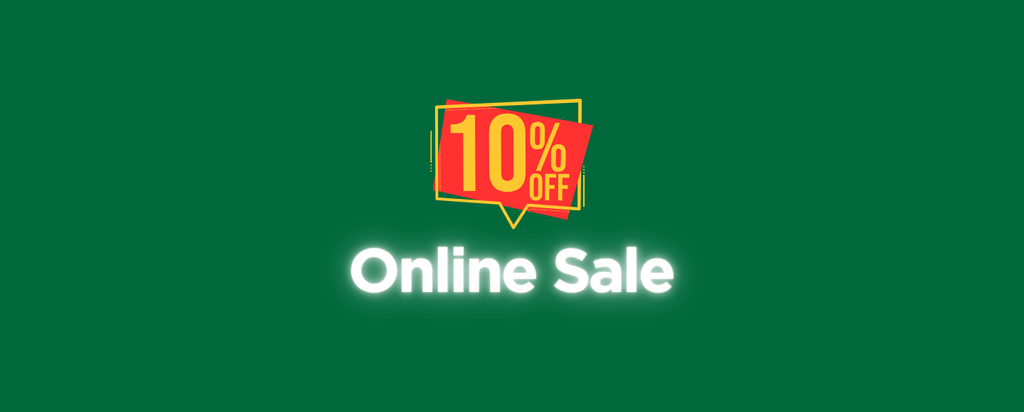 10% Off Online Sale